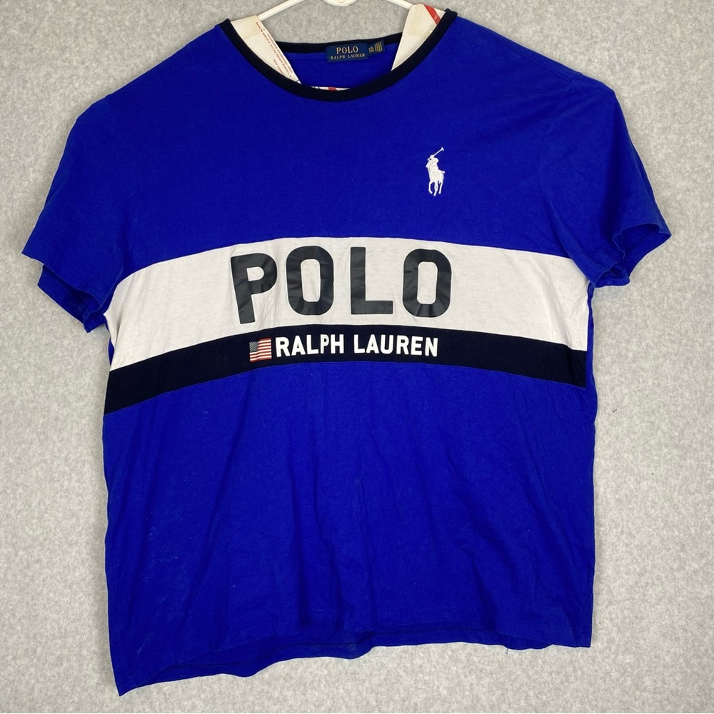Polo Ralph Lauren Men’s Blue White Shirt